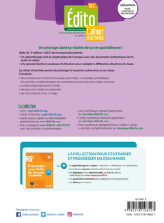 Edito B1 - édition 2022-2024 - Cahier