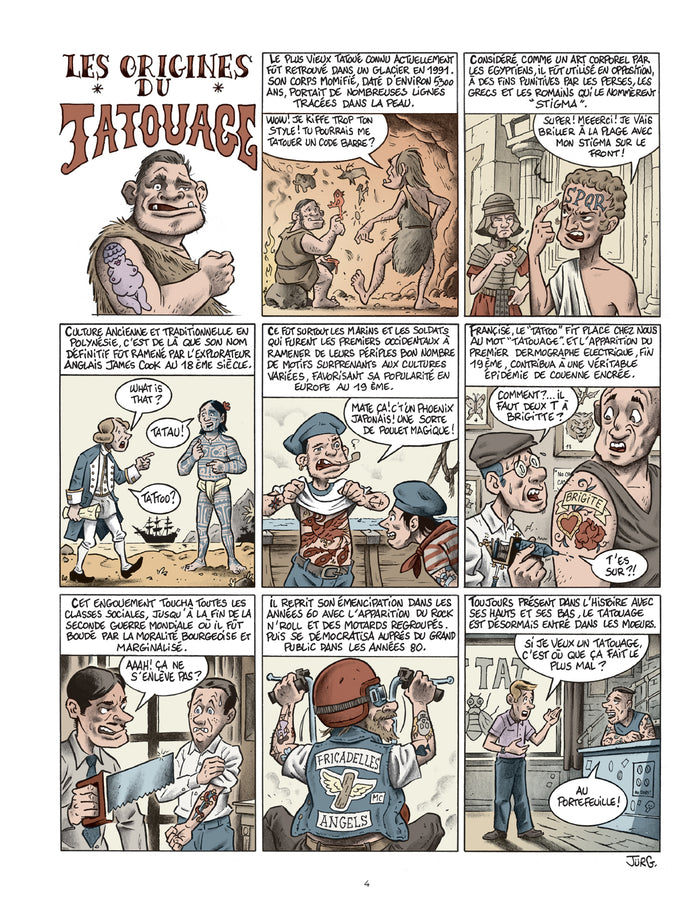 Le Tatouage mais avec humour