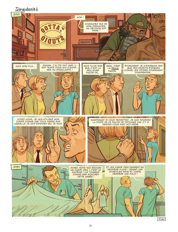 Le Tatouage mais avec humour