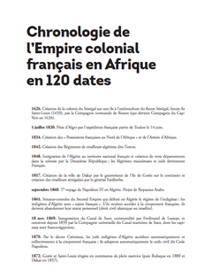 L'empire colonial français en Afrique - Capes Histoire-Géographie