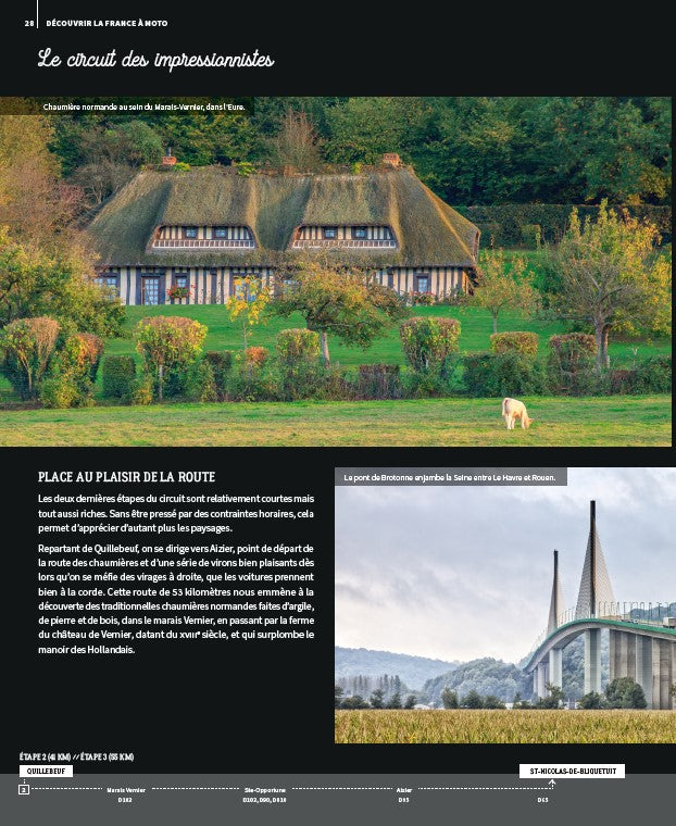 Découvrir la France à moto