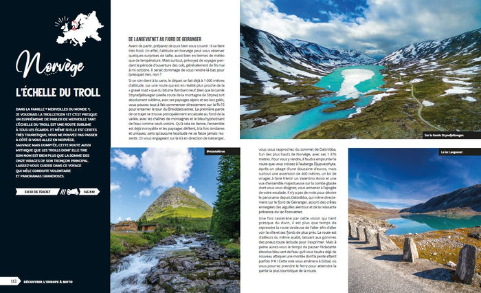 Découvrir l'europe à moto