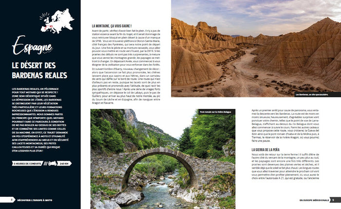 Découvrir l'europe à moto