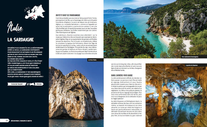 Découvrir l'europe à moto