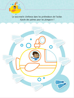 Mes 100 premiers autocollants - Sous l'océan