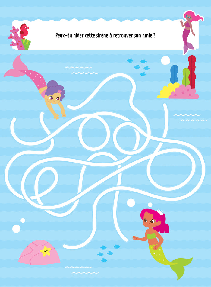 Mon amie la sirène - bloc de jeux