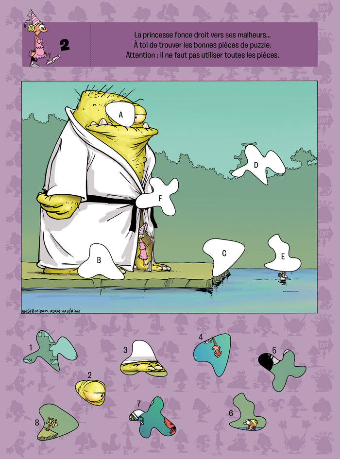 Personnages BD - 100 jeux Game Over