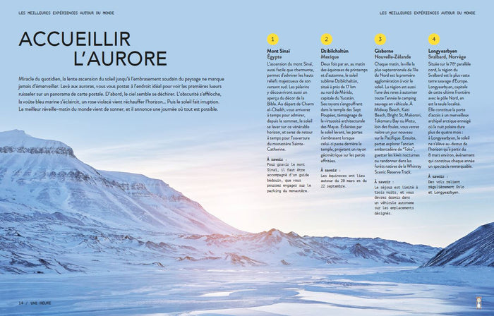 Les meilleures expériences autour du monde