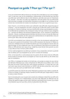 Enseigner - Cycles 1 à 3 - La difficulté scolaire