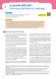 Enseigner - Cycles 1 à 3 - La difficulté scolaire