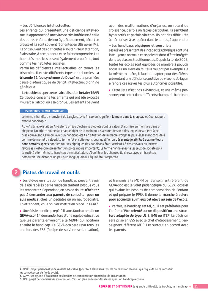 Enseigner - Cycles 1 à 3 - La difficulté scolaire