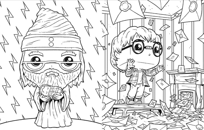 Coloriage Funko Harry Potter