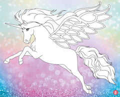 Licornes de rêve - Carnet créatif - Magie des paillettes nouvelle édition