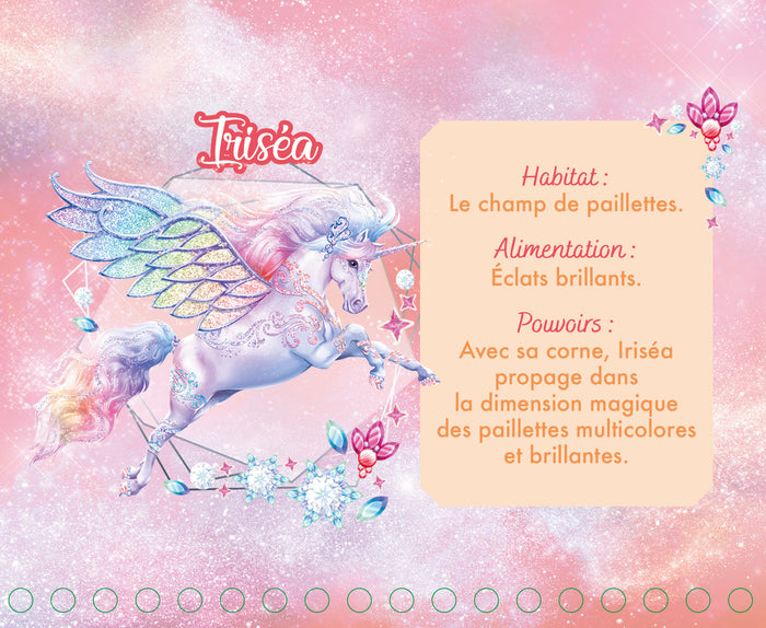 Licorne de rêve - Mini-carnet Magie des paillettes