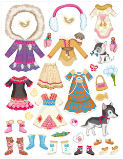 Minimiki - Stickers - Habille Anouk au Groenland