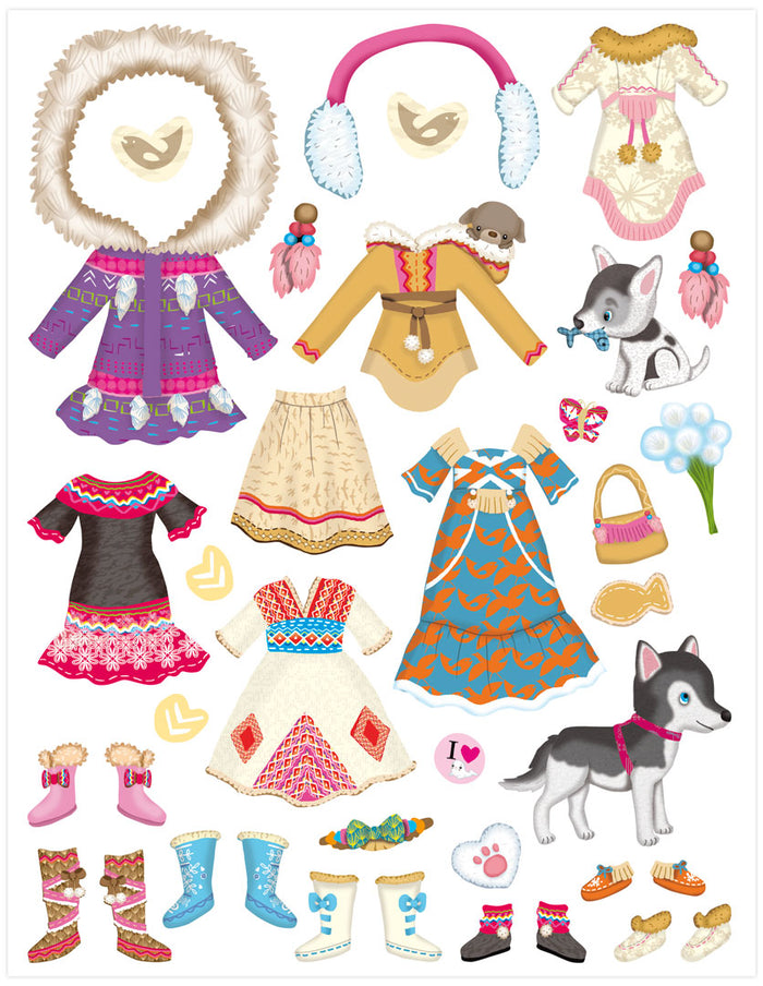 Minimiki - Stickers - Habille Anouk au Groenland