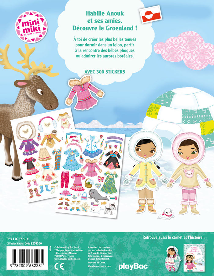 Minimiki - Stickers - Habille Anouk au Groenland