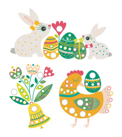 Mes cartes en strass - Joyeuses Pâques !