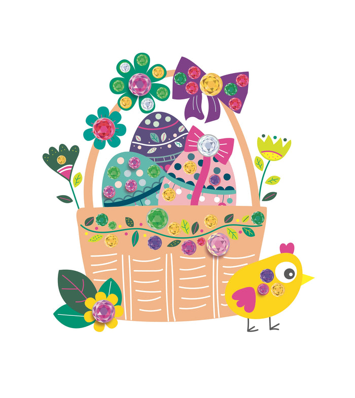 Mes cartes en strass - Joyeuses Pâques !