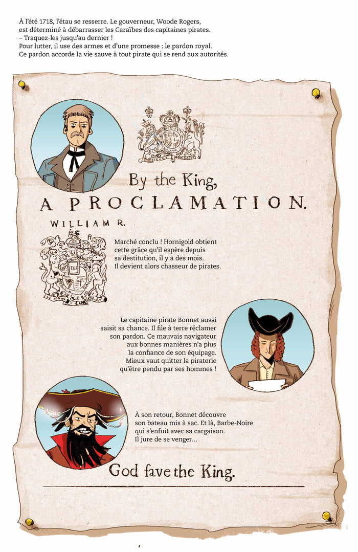 Capitaines pirates des caraïbes