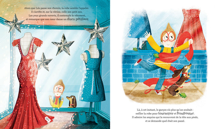 La robe dans la vitrine