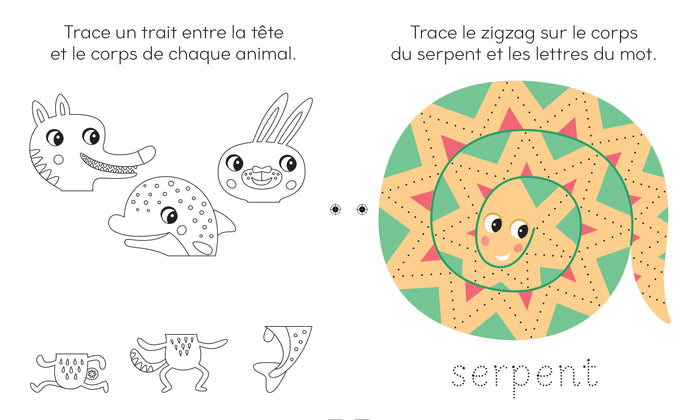 Jeux effaçables animaux avec feutre Velleda