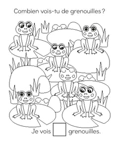 Jeux effaçables animaux avec feutre Velleda