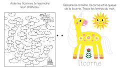 Jeux effaçables Licornes