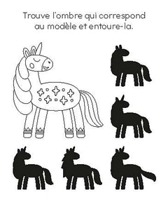 Jeux effaçables Licornes
