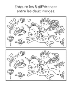 Jeux effaçables Licornes