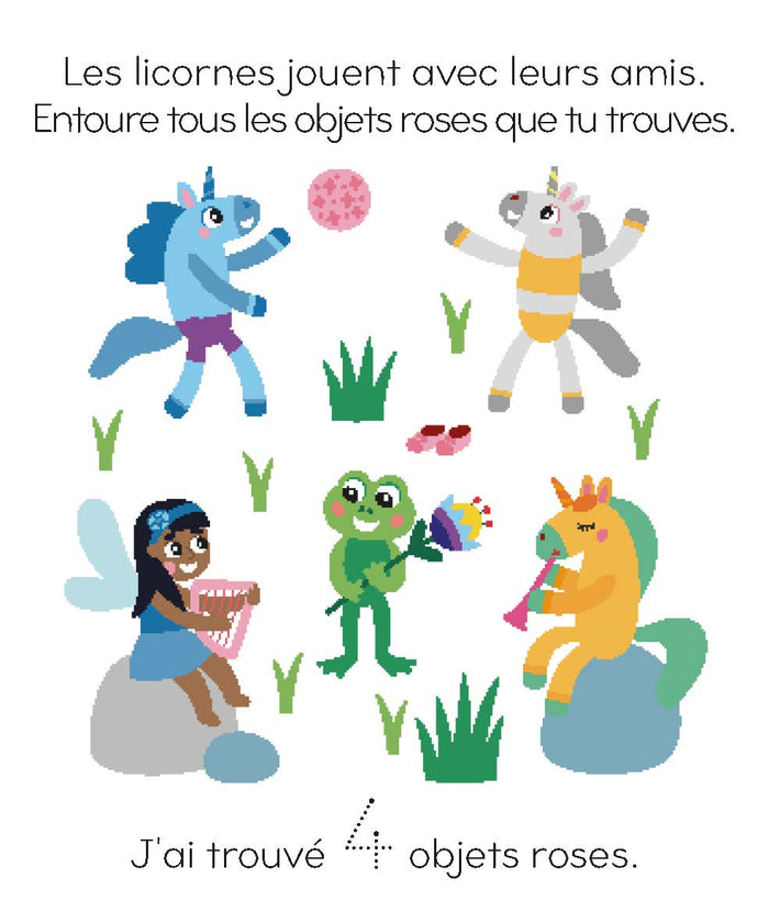 Jeux effaçables Licornes