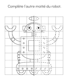 Jeux effaçable véhicules avec feutre Velleda