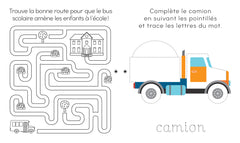Jeux effaçable véhicules avec feutre Velleda