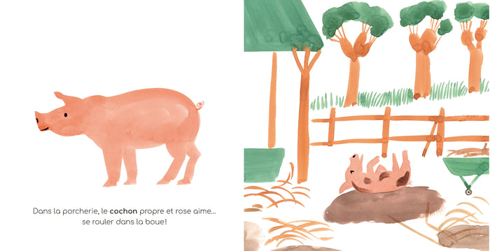 Mon imagier à raconter - Les Animaux de la ferme