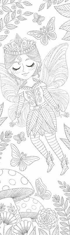 30 marque-pages à colorier - Princesses féeriques