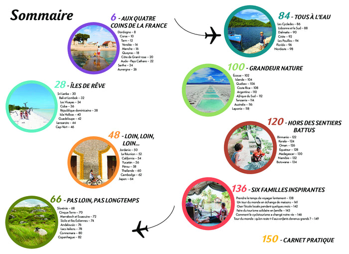 Voyager en famille par Voyage Family. 60 destinations à explorer en France et ailleurs