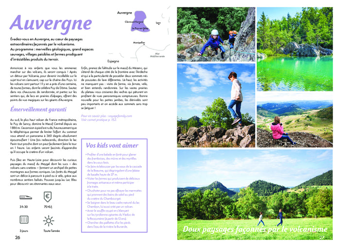 Voyager en famille par Voyage Family. 60 destinations à explorer en France et ailleurs