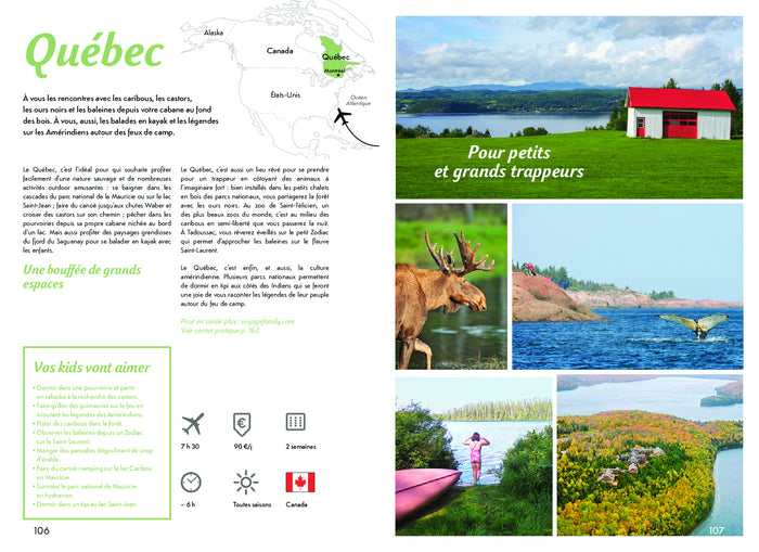 Voyager en famille par Voyage Family. 60 destinations à explorer en France et ailleurs