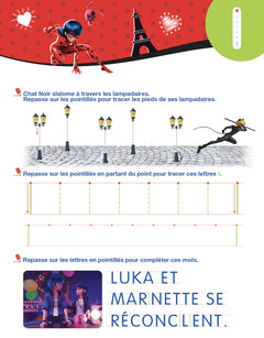 Miraculous - Mon cahier effaçable - J'écris les lettres majuscules