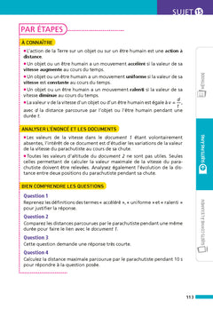 Annales Brevet Physique Chimie - SVT - Techno 2026 - Corrigé