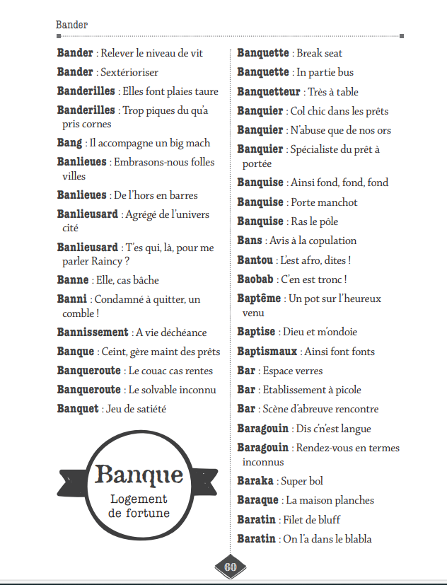 Le Dico décalé d'ADN