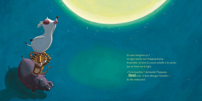 La vache qui voulait éteindre la lune