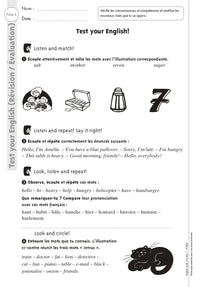 Anglais Cycle 3 Niveau 1