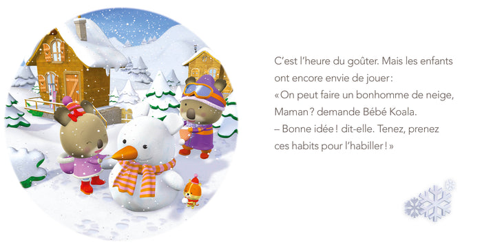 Bébé Koala - À la neige