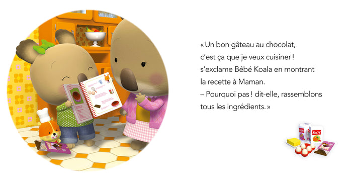 Bébé Koala fait la cuisine