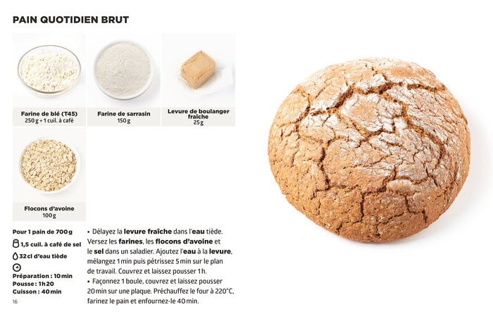 Pains, foccacias et brioches les + faciles du monde