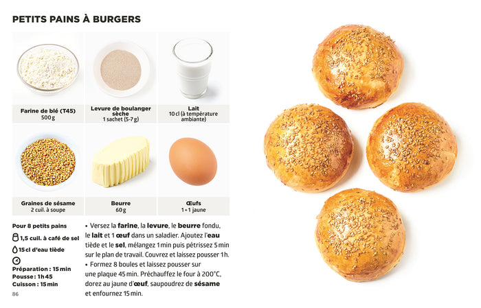 Pains, foccacias et brioches les + faciles du monde