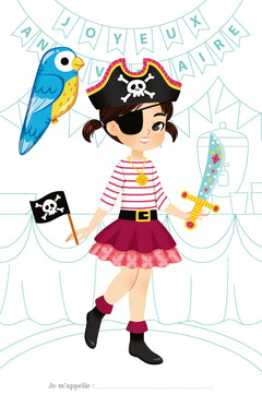 Fêtes d'anniversaire - bloc à spirale