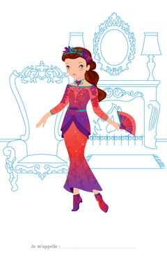 Princesses des 4 saisons - bloc à spirale