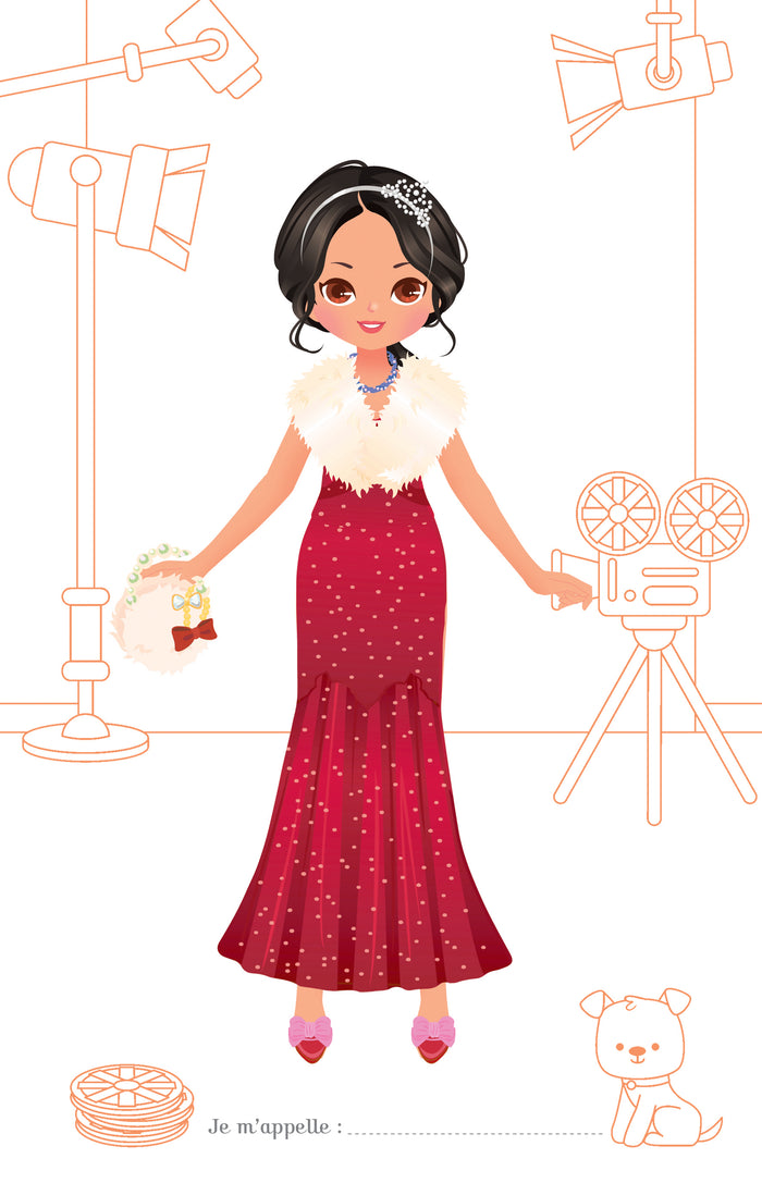 Actrices - bloc à spirale